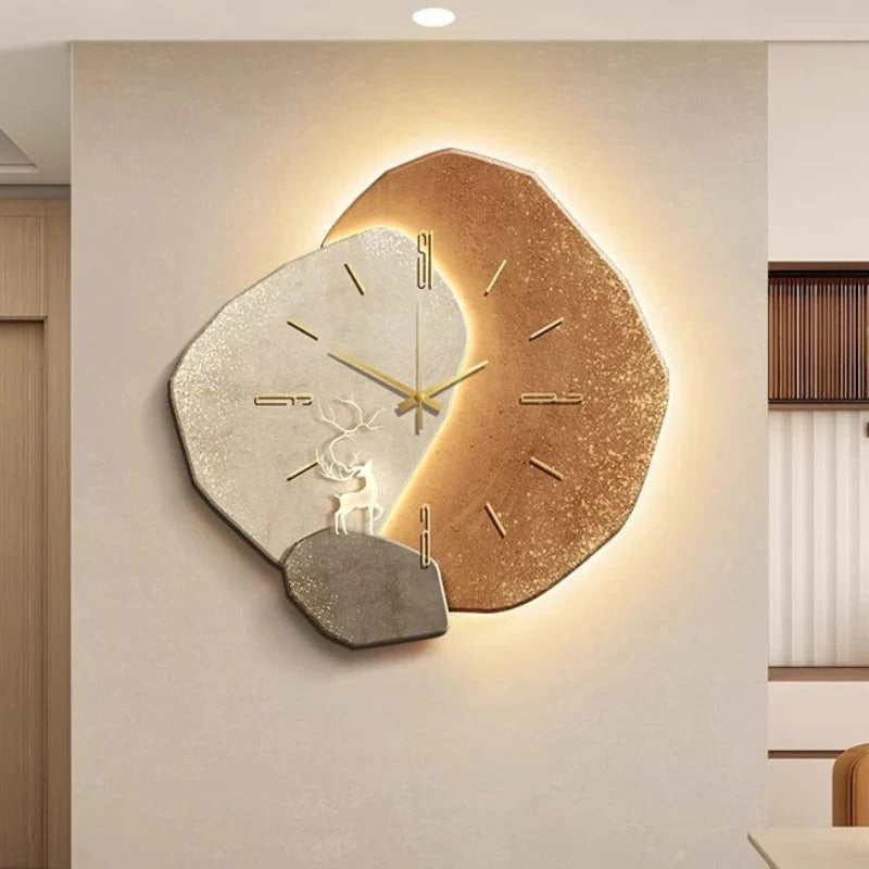 Sleek Silent Round Clock for Modern Spaces