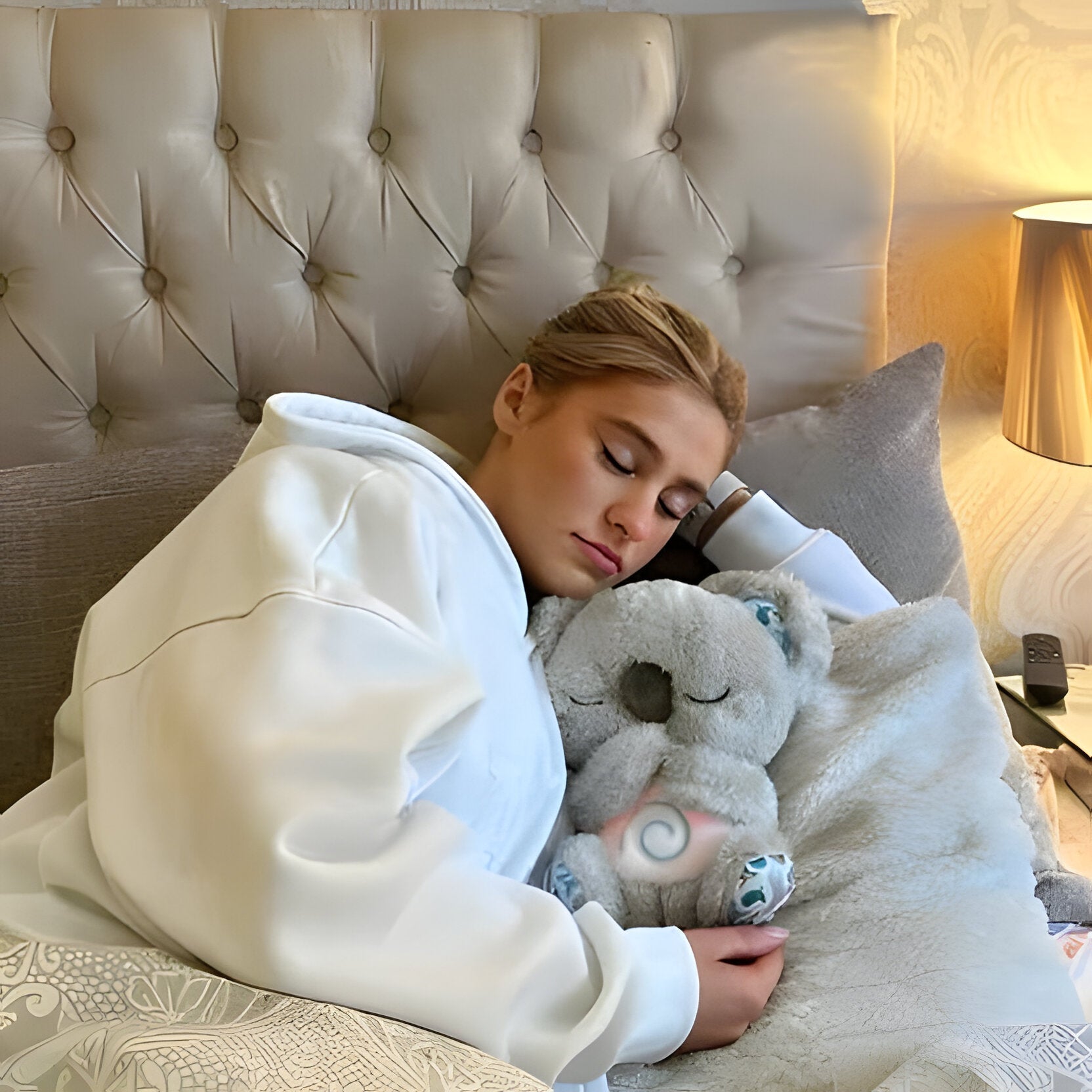 Comforting Plush Companion with Soothing Sounds & Light