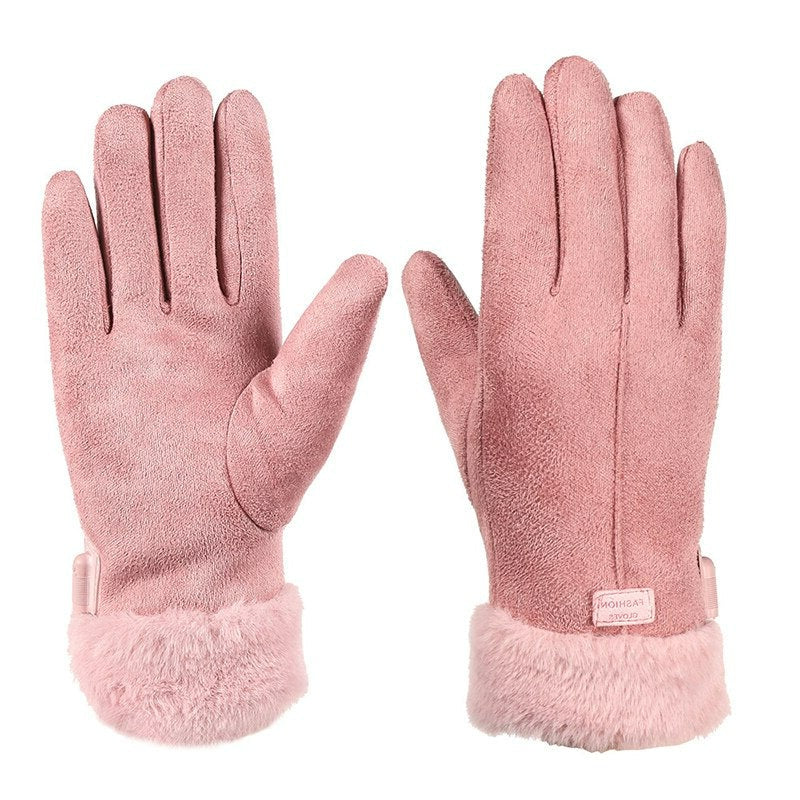 CozyTech Women's Winter Touchscreen Gloves – Insulated Comfort