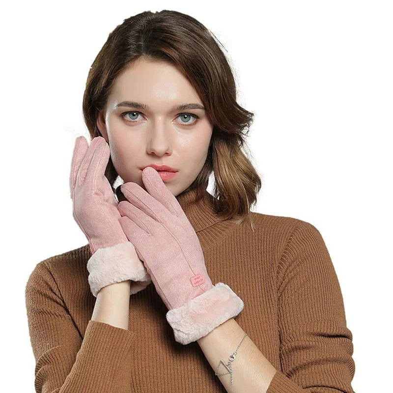 CozyTech Women's Winter Touchscreen Gloves – Insulated Comfort
