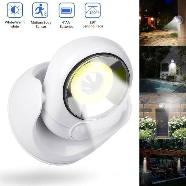 Smart Motion Sensor LED Light with Adjustable Mounting