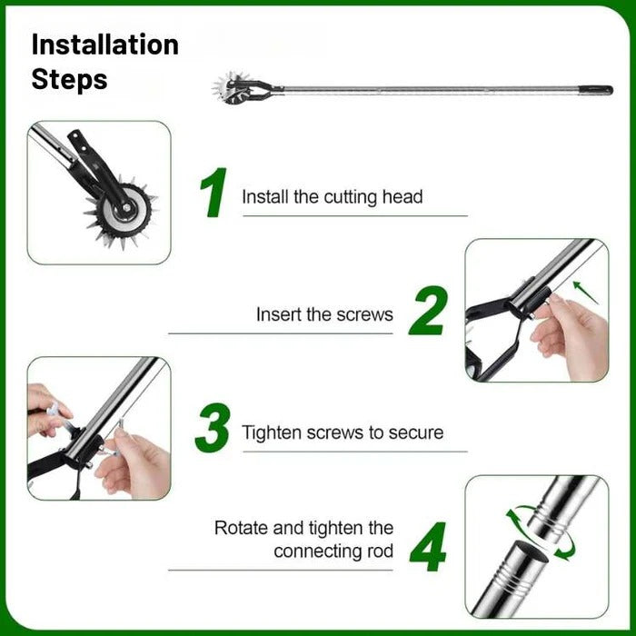 Precision Lawn Edge Trimmer with Adjustable Handle