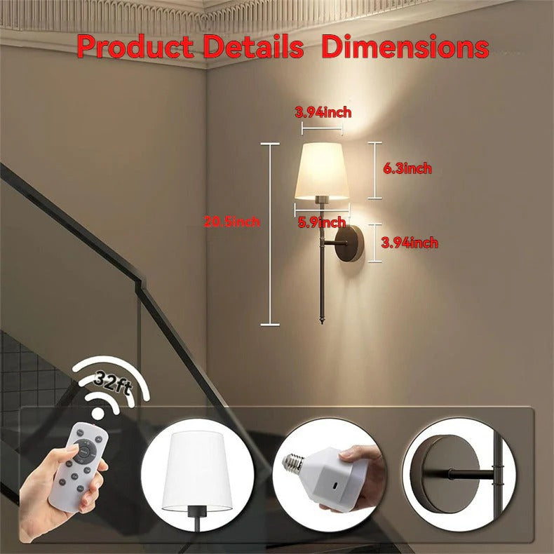 Cordless LED Wall Lamps for Effortless Lighting