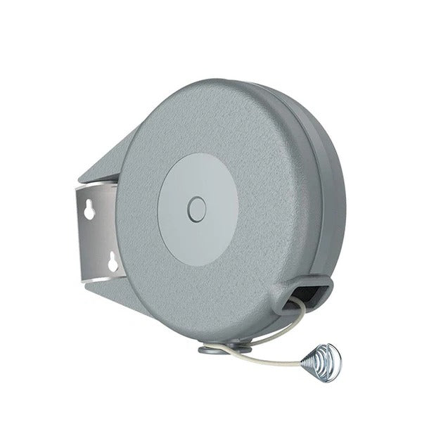 Space-Saving Retractable Clothesline with 180° Swivel Mount