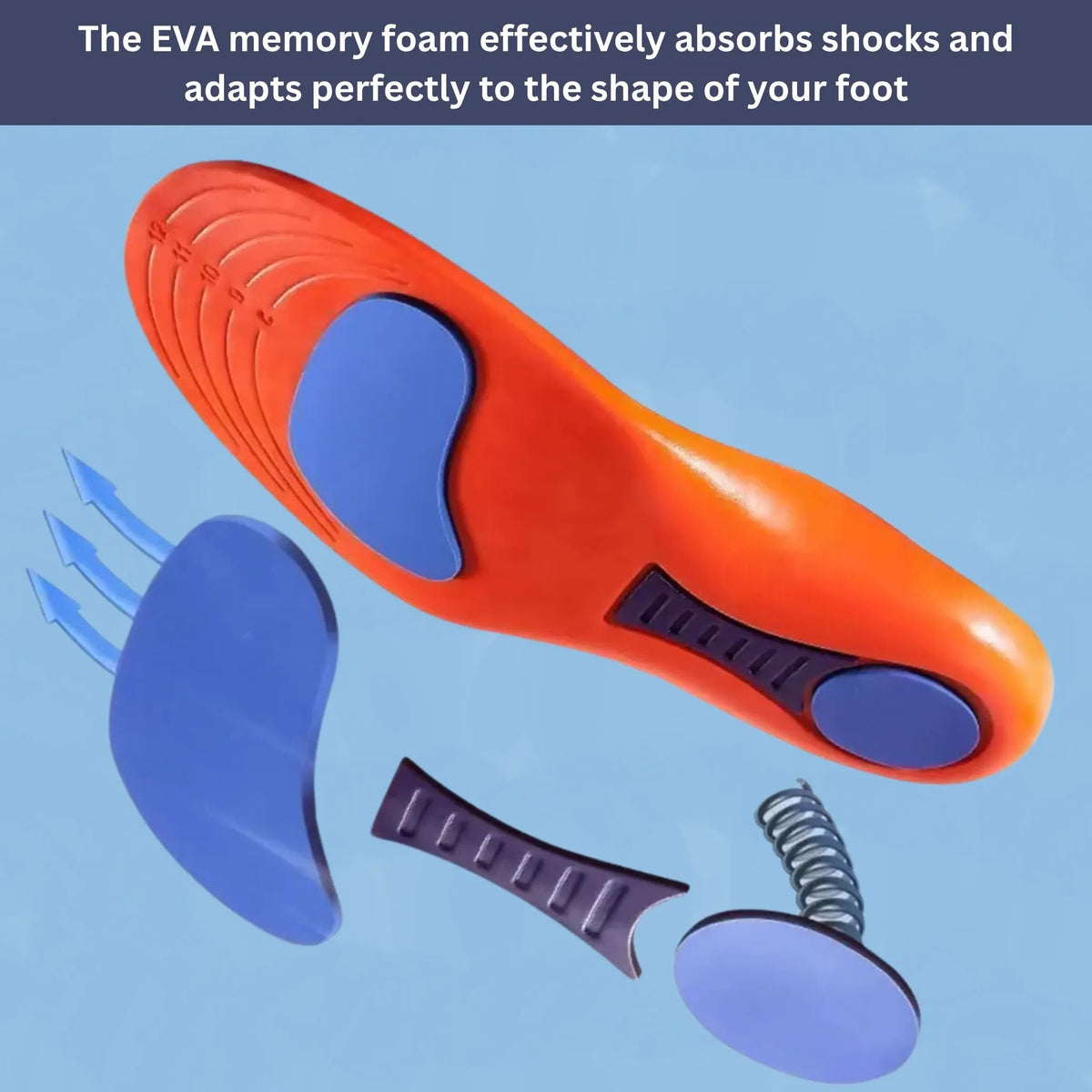 ComfortFit Insoles for Enhanced Foot Support