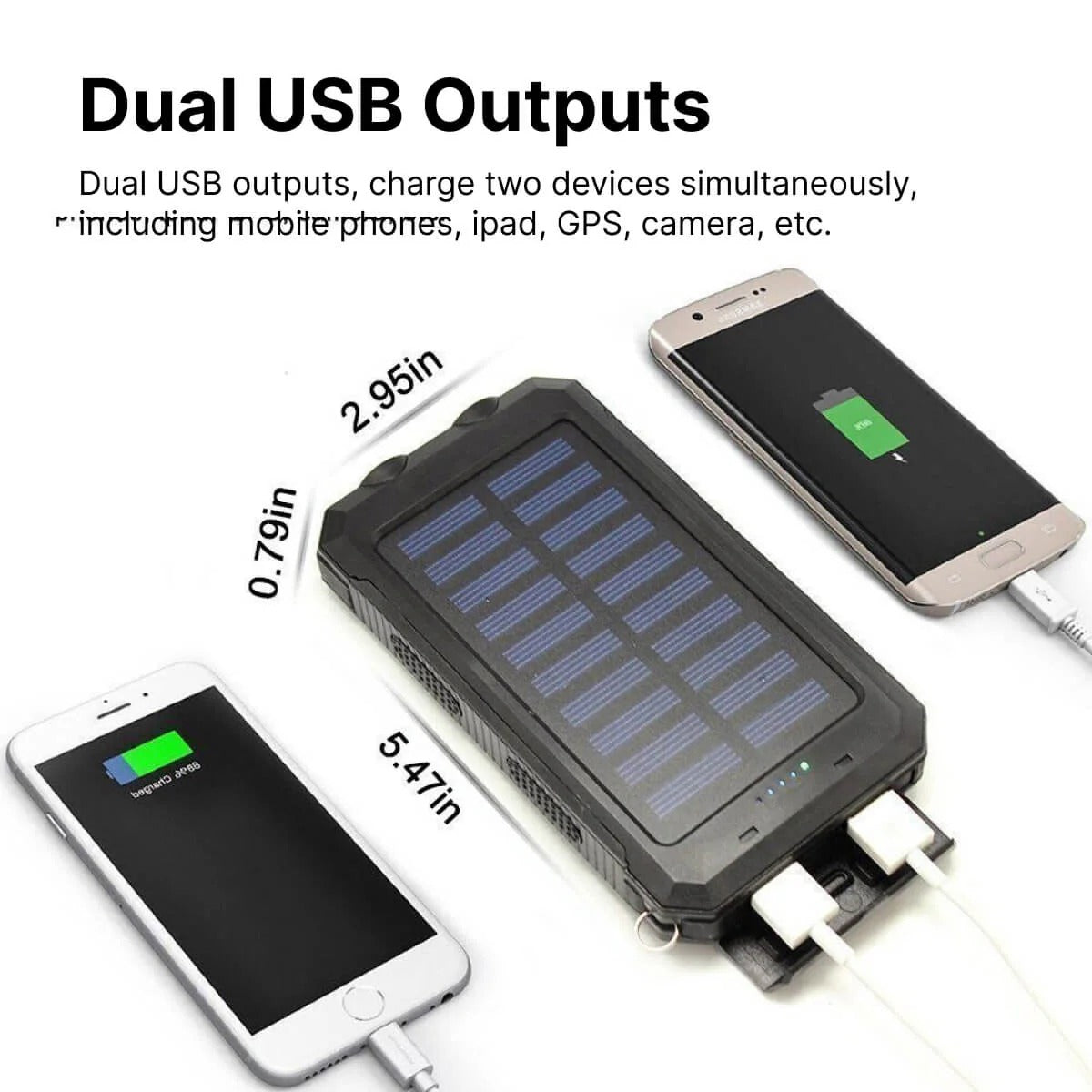 EcoCharge Waterproof Solar Power Bank