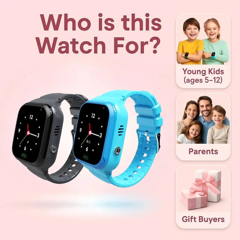 Child Safety GPS Smartwatch with Communication Features