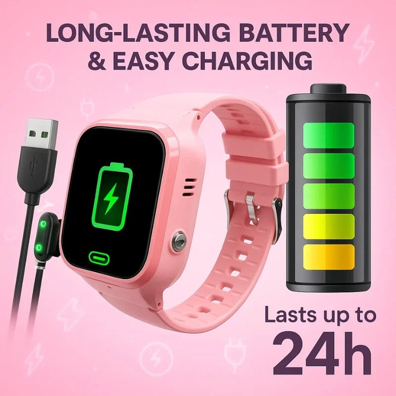 Child Safety GPS Smartwatch with Communication Features