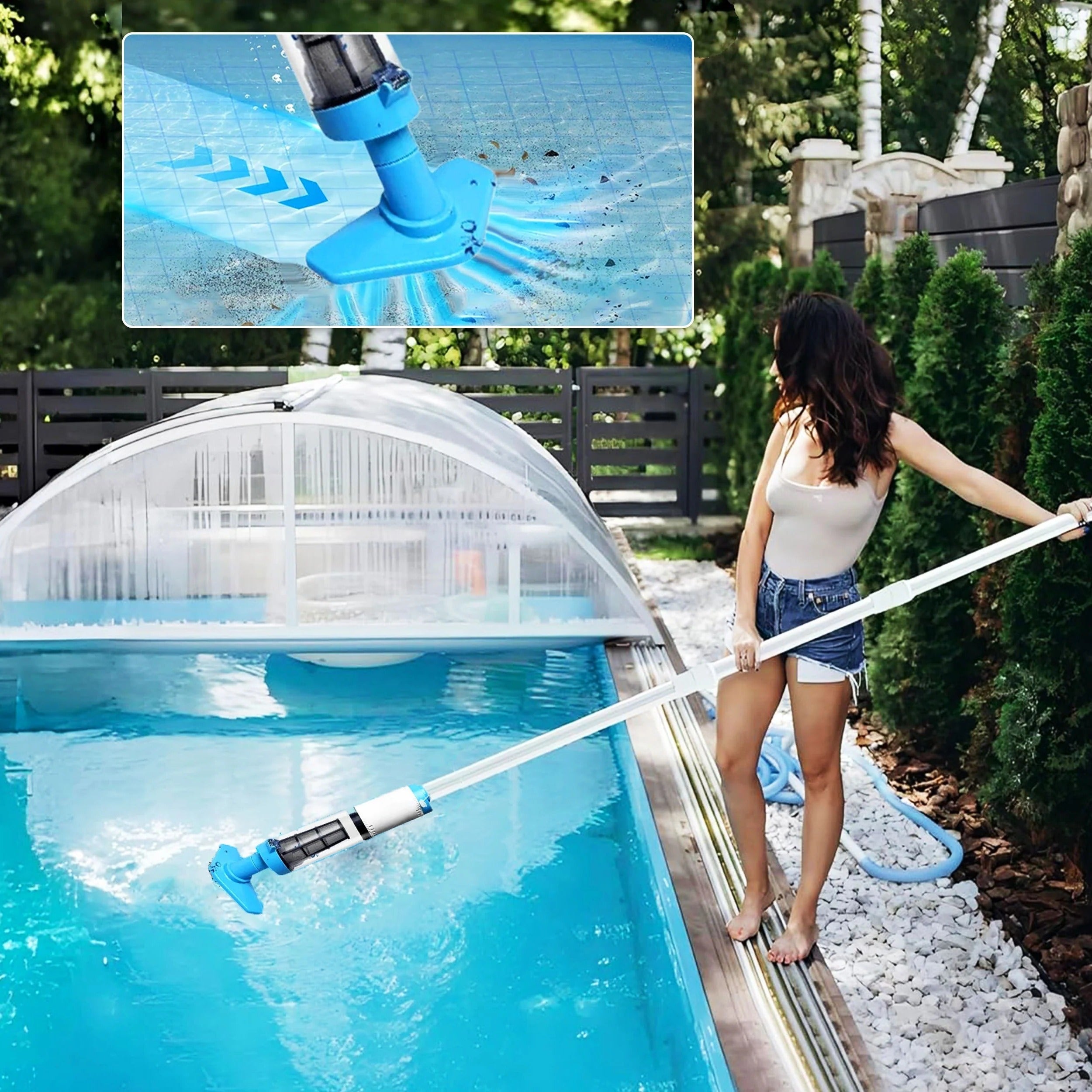 Wireless Pool Cleaning Device for Effortless Maintenance