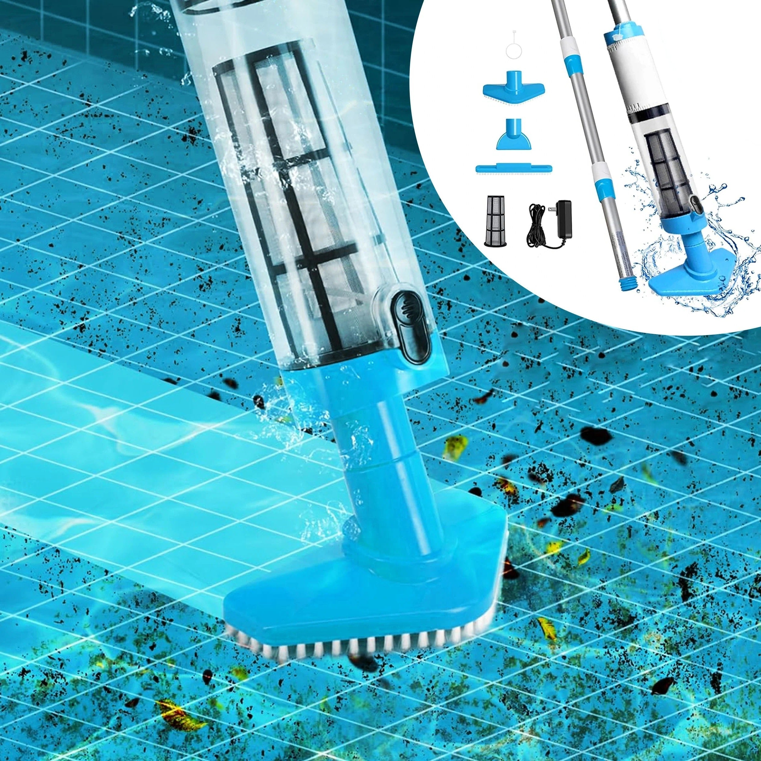 Wireless Pool Cleaning Device for Effortless Maintenance