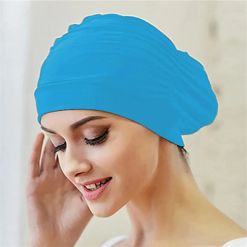 Chic Flexible Swim Cap for Effortless Style