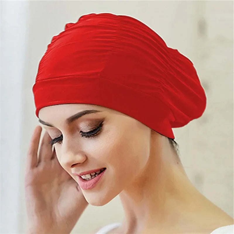 Chic Flexible Swim Cap for Effortless Style