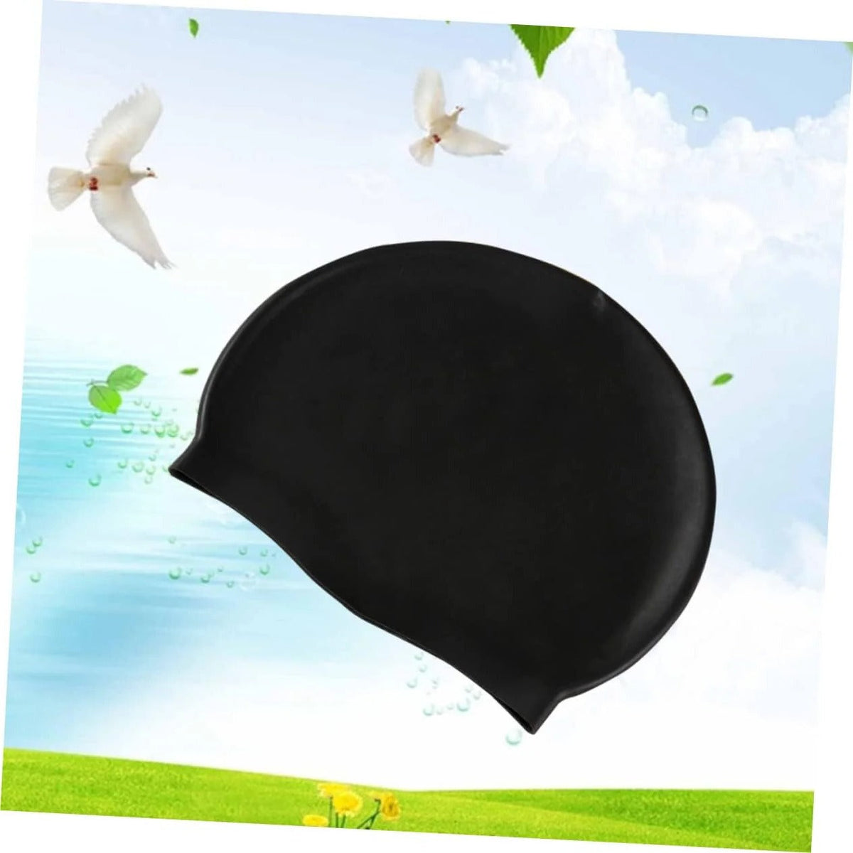 Chic Flexible Swim Cap for Effortless Style