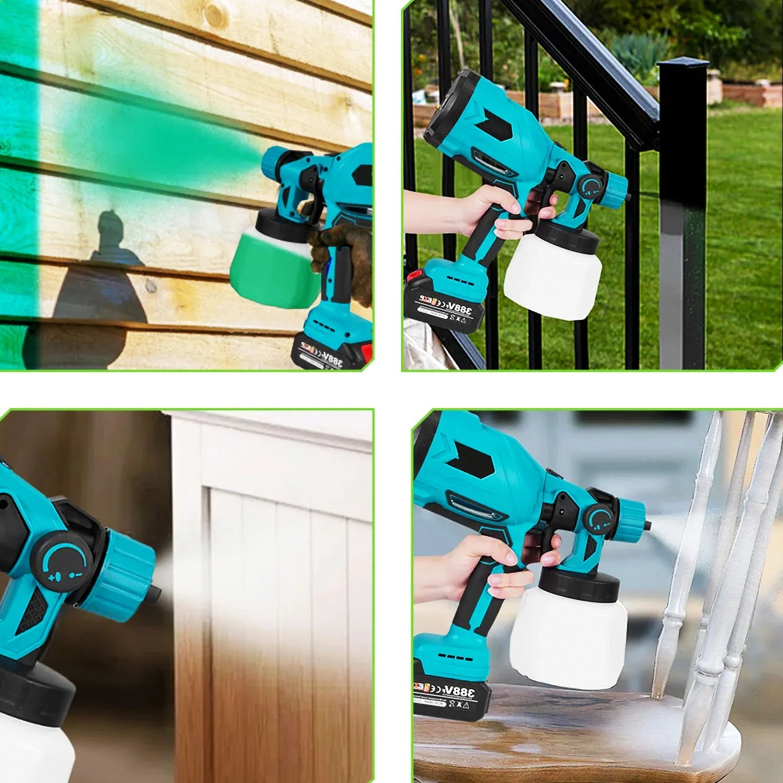 Wireless Paint Applicator for Effortless Finishing