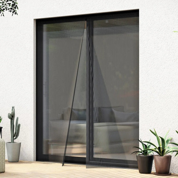 Insect-Blocking Magnetic Door Screen