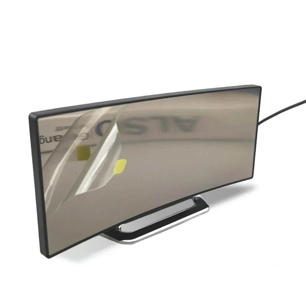 Sleek LED Digital Timepiece with Curved Design