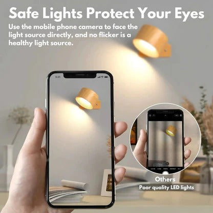 Versatile Rechargeable Wall Light with 360° Flexibility