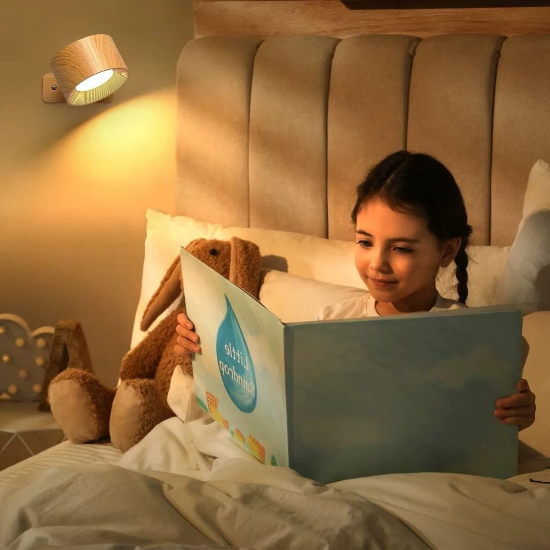 Versatile Rechargeable Wall Light with 360° Flexibility