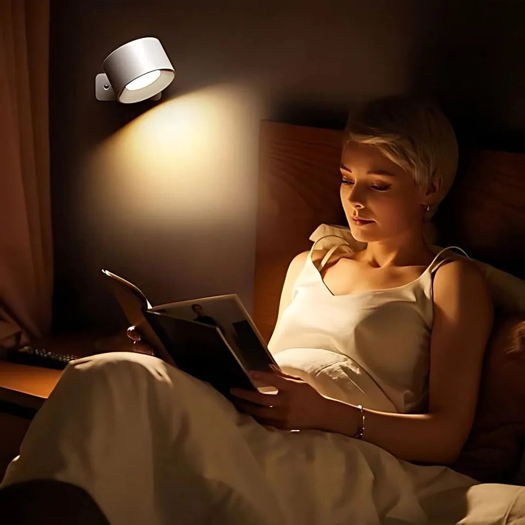 Versatile Rechargeable Wall Light with 360° Flexibility