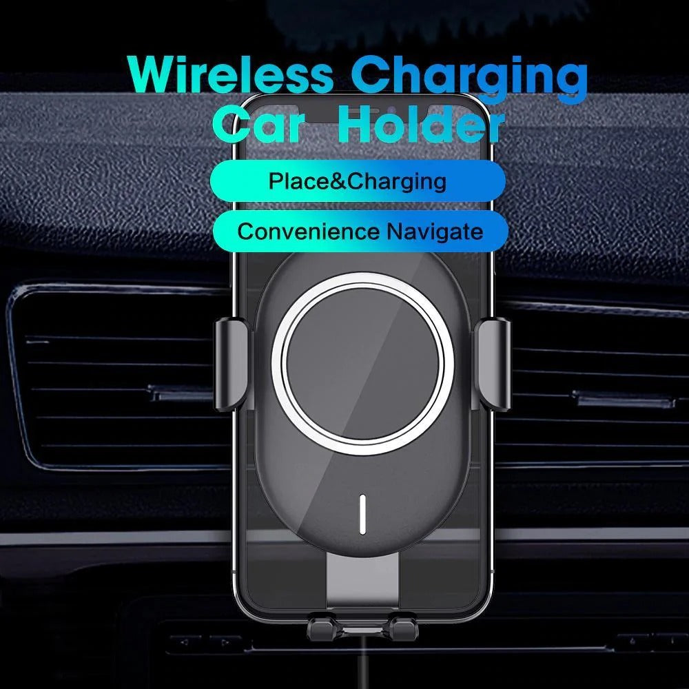 Smart Automatic Phone Holder with Wireless Charging