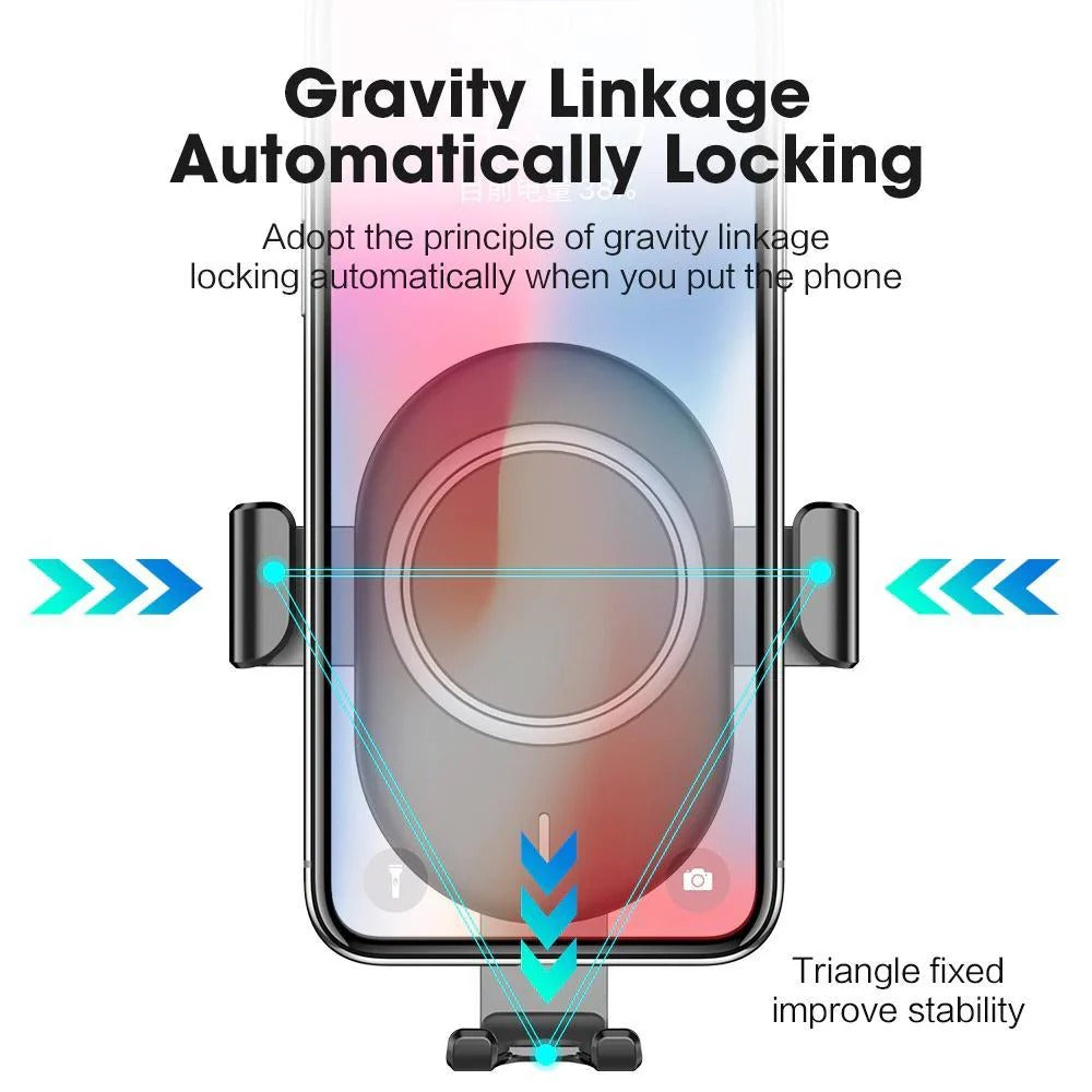 Smart Automatic Phone Holder with Wireless Charging