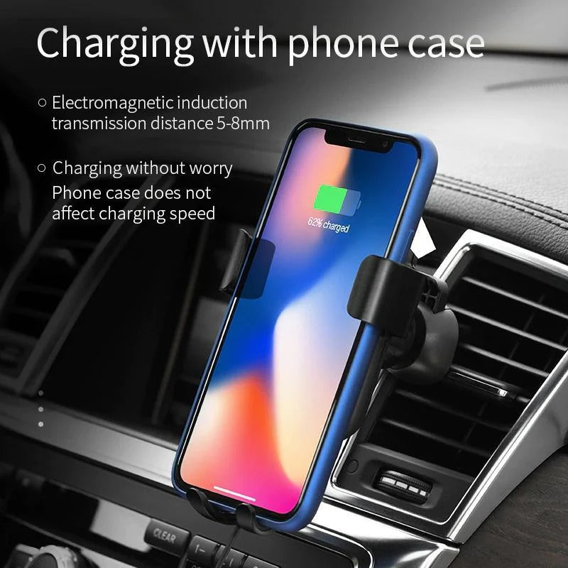 Smart Automatic Phone Holder with Wireless Charging