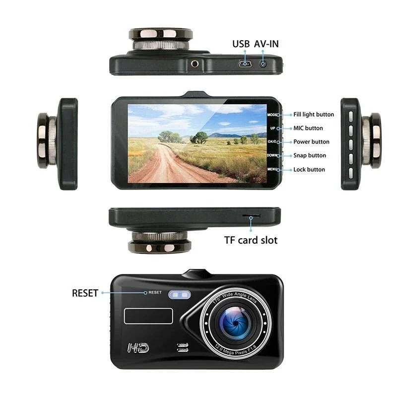 Dual Lens 1080P HD Car Camera System