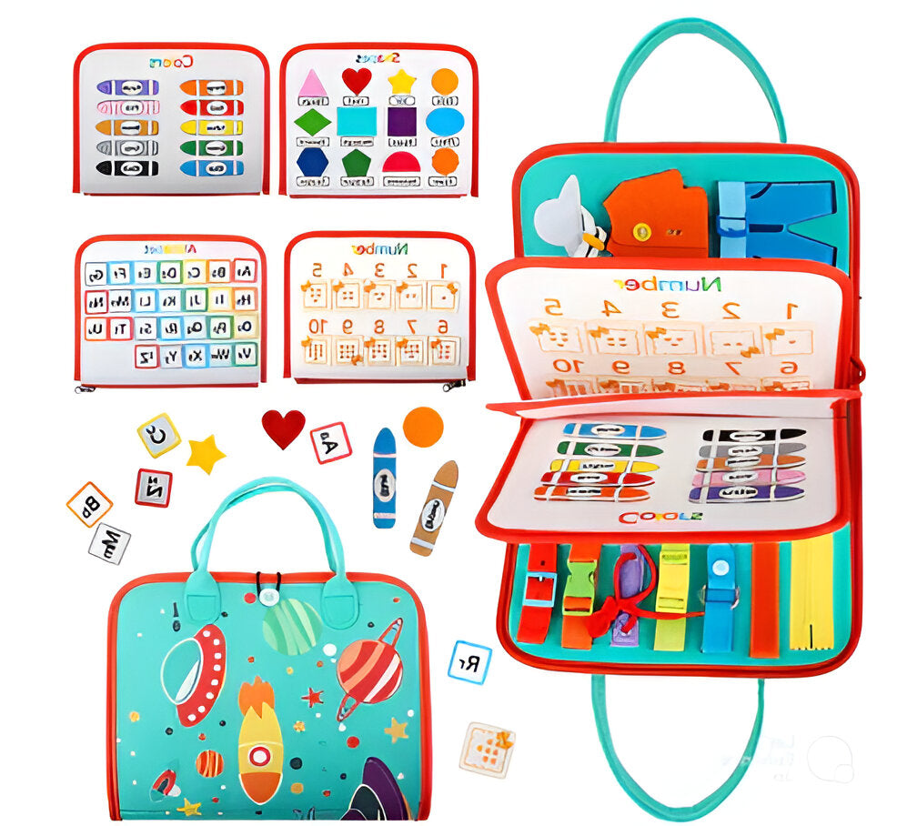 Engaging Sensory Activity Board for Little Explorers