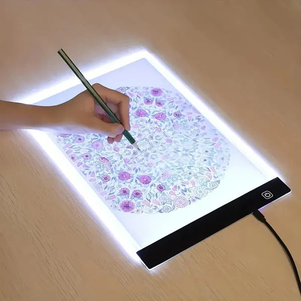 Portable A4 LED Light Pad for Creative Projects