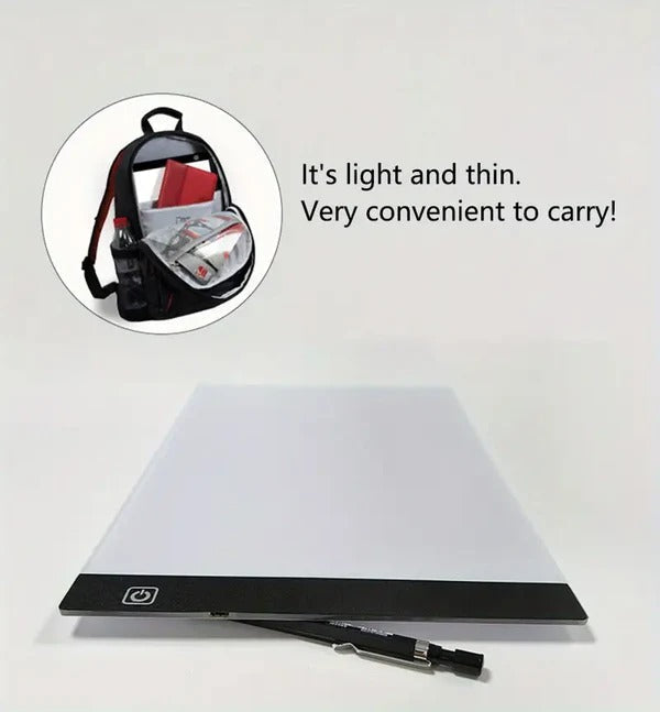 Portable A4 LED Light Pad for Creative Projects