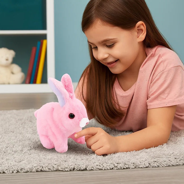 Engaging Hopping Bunny Plush Companion