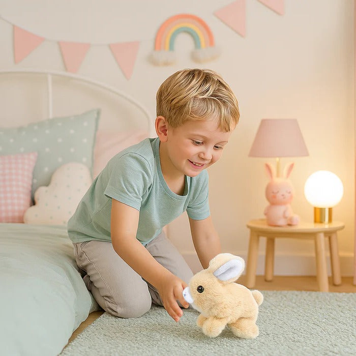 Engaging Hopping Bunny Plush Companion