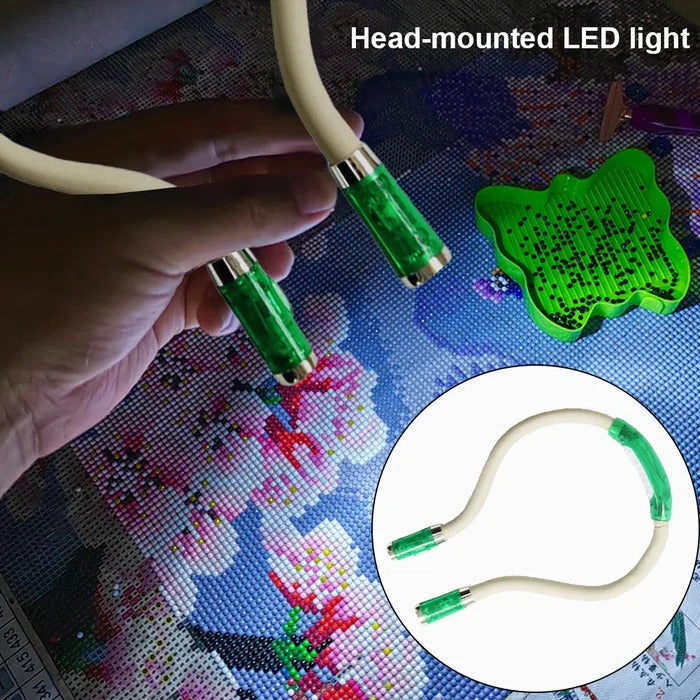 Neck-Worn LED Light for Hands-Free Illumination