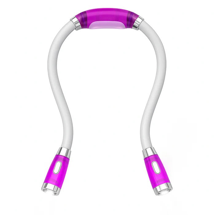 Neck-Worn LED Light for Hands-Free Illumination
