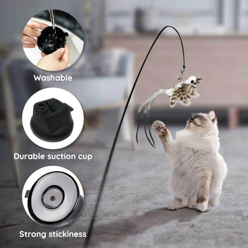 Engaging Cat Toy Set with Lifelike Bird Movement