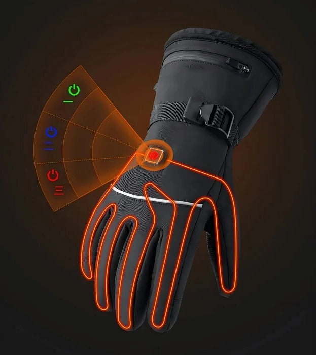 Winter-Ready Heated Gloves for Motorcycle Enthusiasts