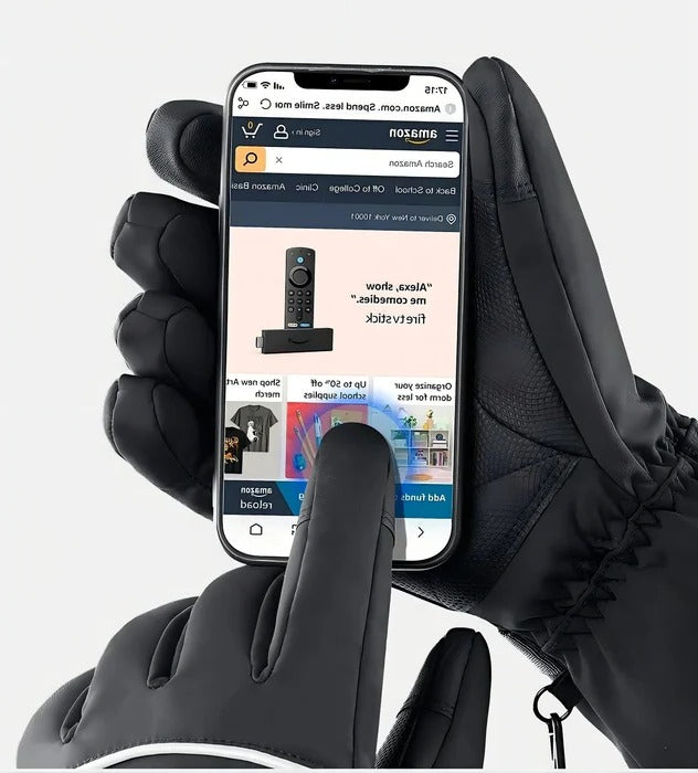 Winter-Ready Heated Gloves for Motorcycle Enthusiasts