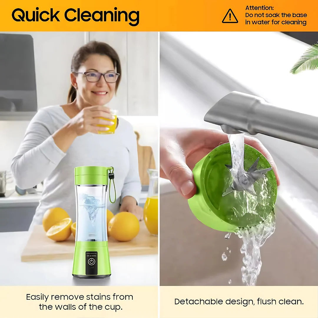 Portable Rechargeable Juice Maker for Smoothies & Shakes