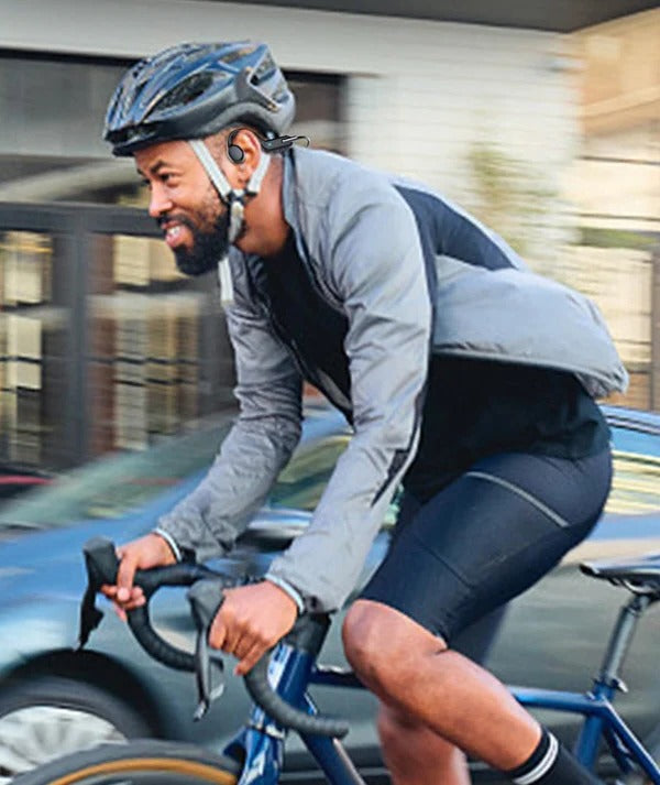 Water-Resistant Open-Ear Headphones for Swimming and Sports