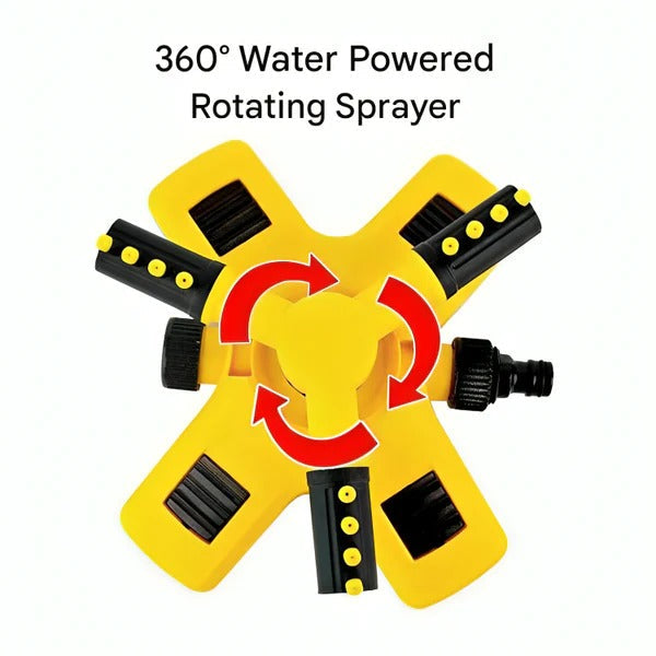 Fully Adjustable Garden Sprinkler for Hassle-Free Watering