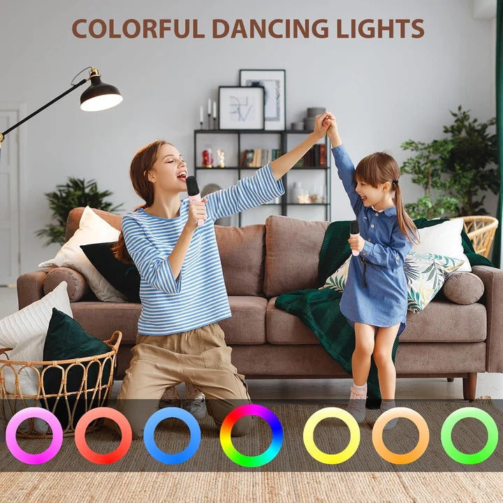 FunStar Karaoke System for Kids with Dual Wireless Mics