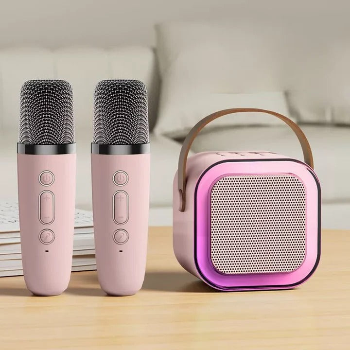FunStar Karaoke System for Kids with Dual Wireless Mics
