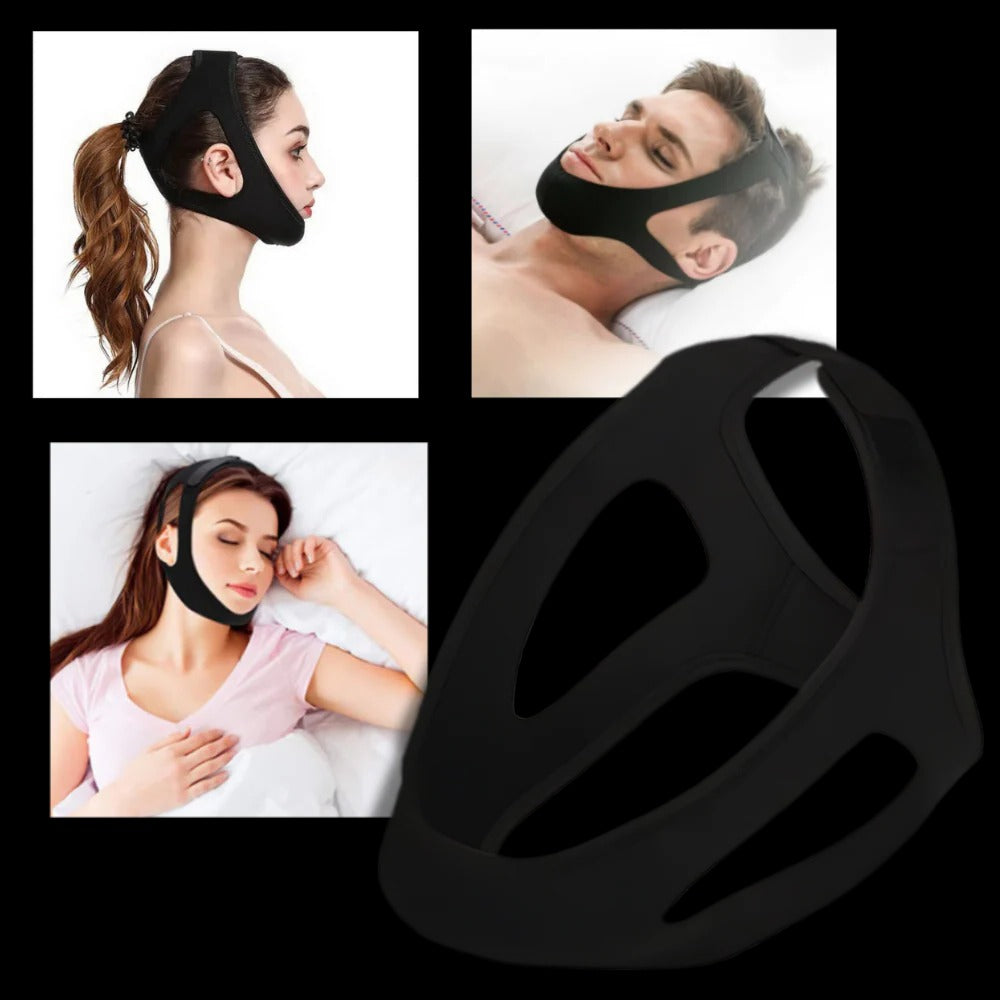Comfortable Anti-Snore Jaw Support Strap