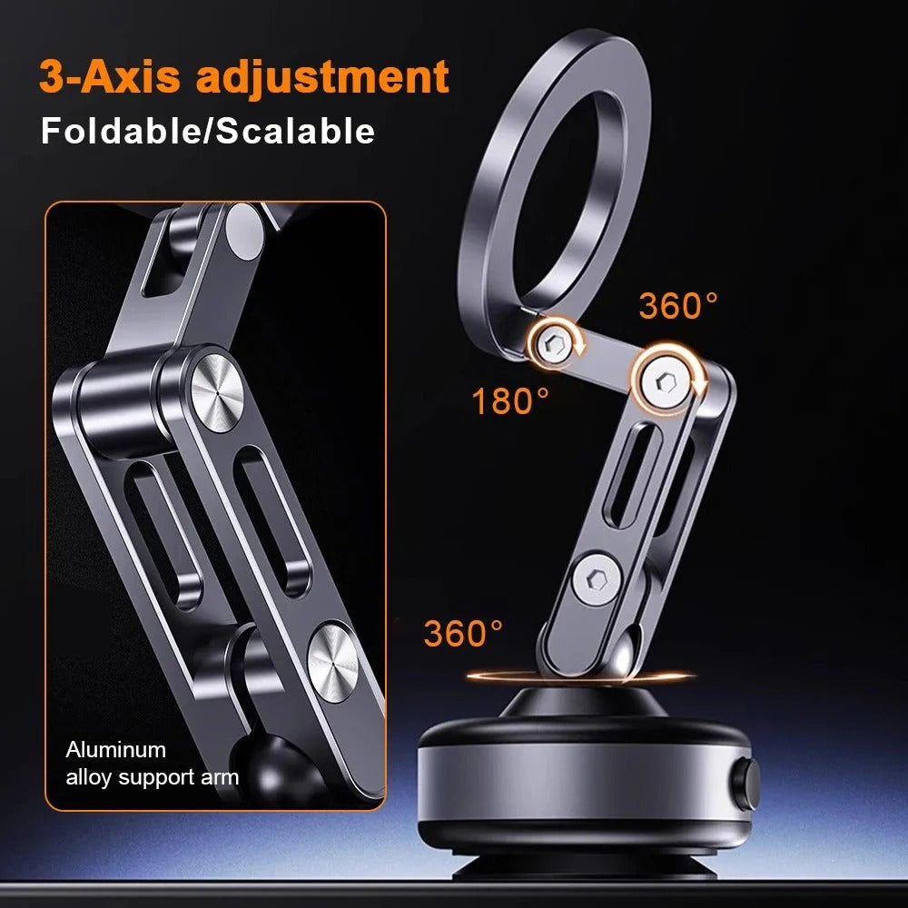 All-Conditions Magnetic Phone Mount – 360° Versatile Holder