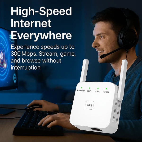 Smart Dual-Band WiFi Enhancer for Seamless Connectivity