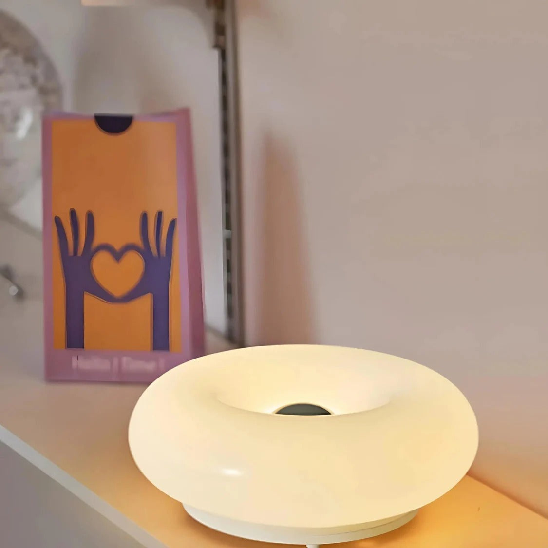 Modern Circle LED Touch Light for Versatile Spaces