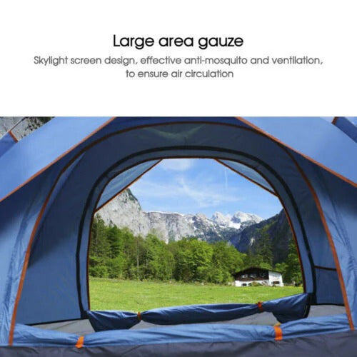 Quick-Deploy Camping Shelter for 3-4 Campers
