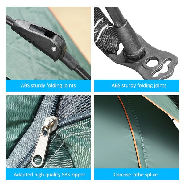 Quick-Deploy Camping Shelter for 3-4 Campers