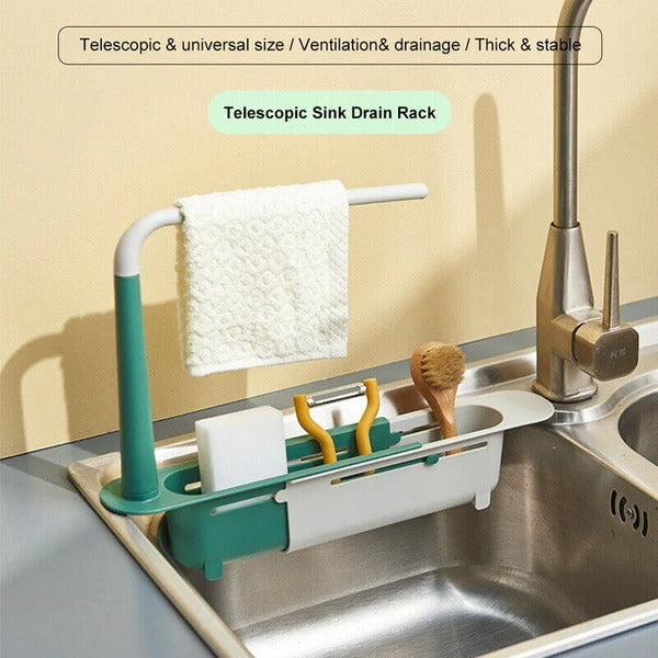 Versatile Kitchen Sink Storage Solution