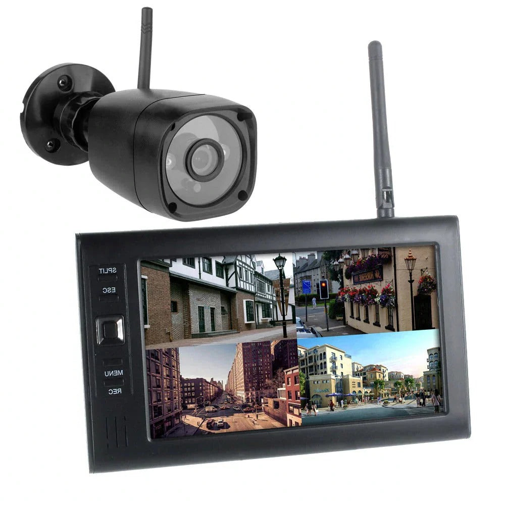 Smart Home Surveillance System with LCD Screen